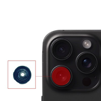 Rear Camera Main Camera Blue Light Bead Lens Replacement For iPhone 15 Pro / 15 Pro Max Rear Camera Main Camera Blue Light Bead Lens Replacement For iPhone 15 Pro / 15 Pro Max